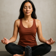 Méditation avec la tourmaline noire sur le chakra racine - elemiahvoyance.com
